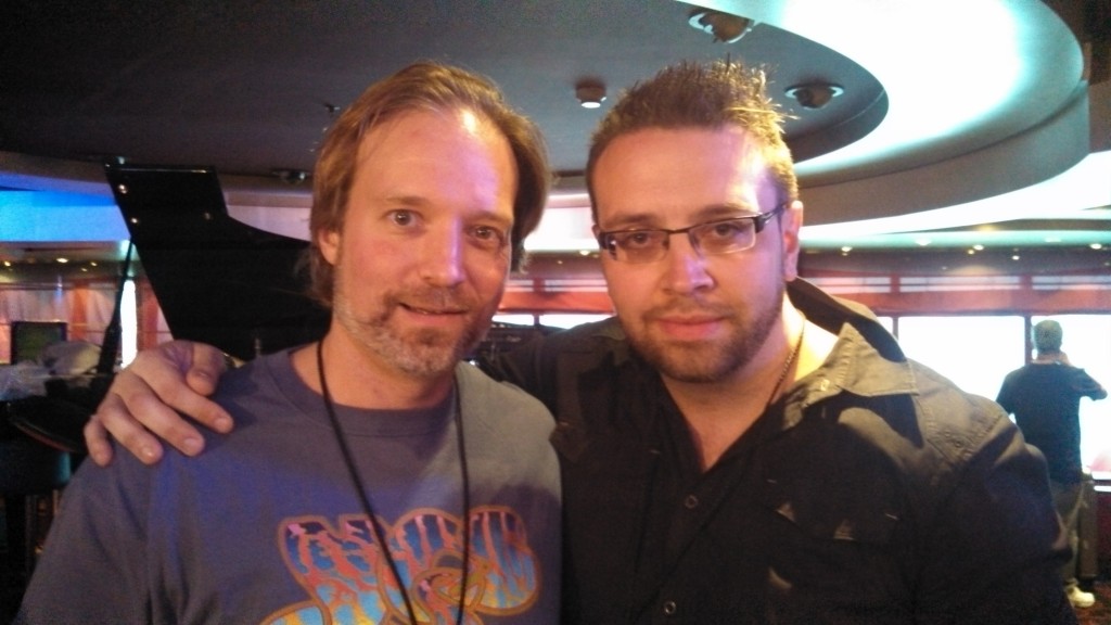 Andrew Colyer with Dave Cureton (IO Earth)