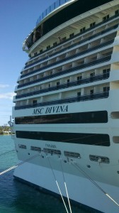 Boarding our home for the next 2 weeks on the Moody Blues Cruise and the YES Cruise to the Edge