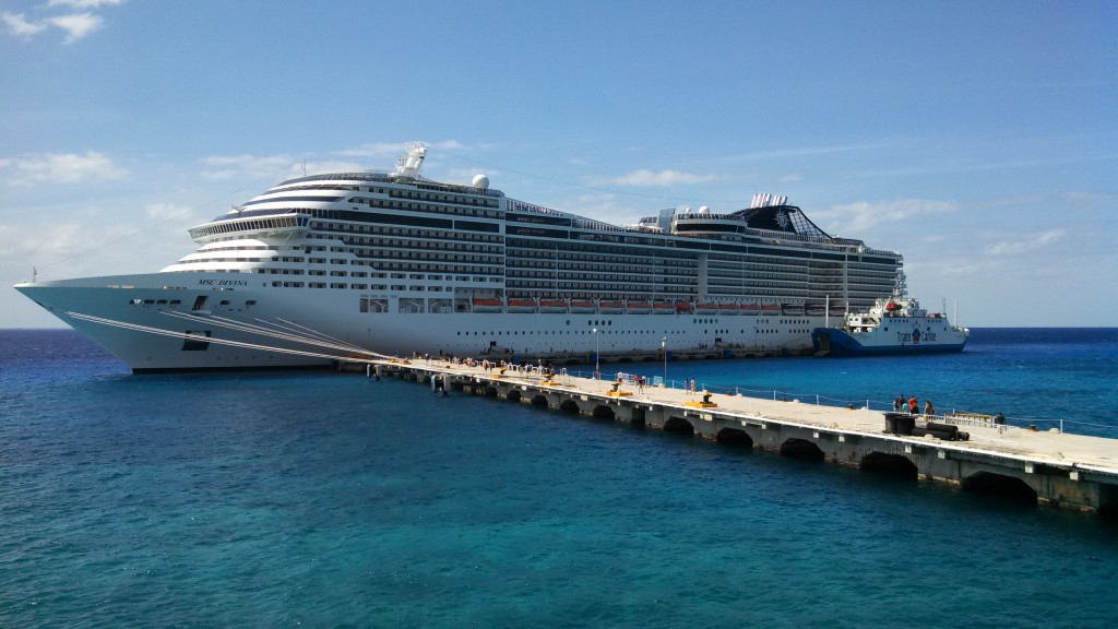 The MSC Divina! Our ship for the 2014 Moody Blues Cruise and YES Cruise to the Edge.