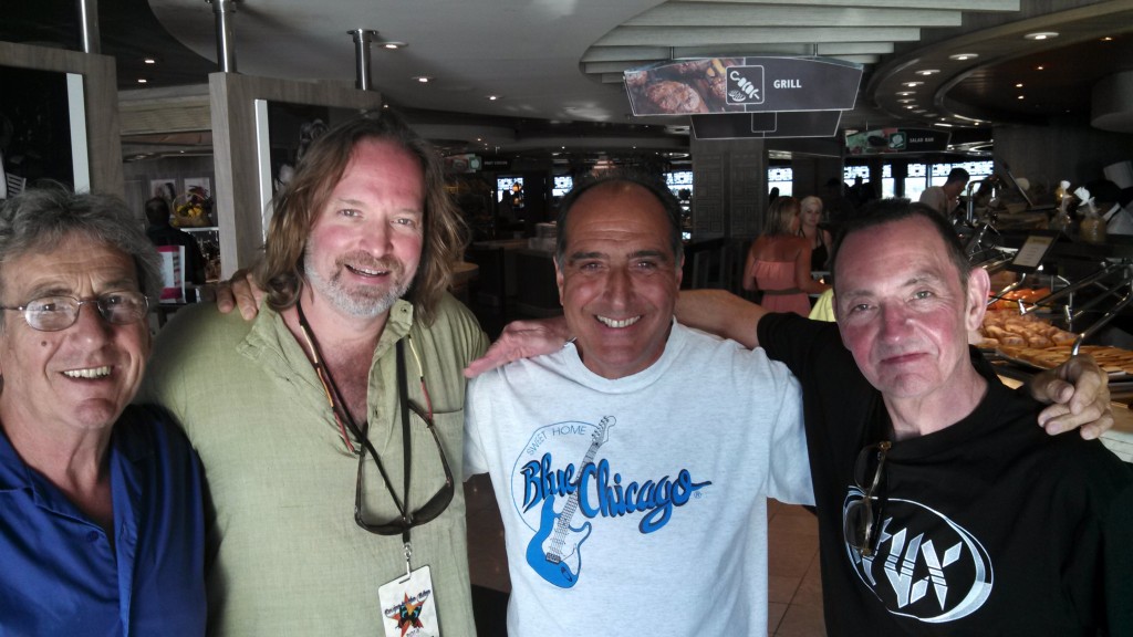 Andrew Colyer with The Strawbs on the 2014 YES Cruise to the Edge