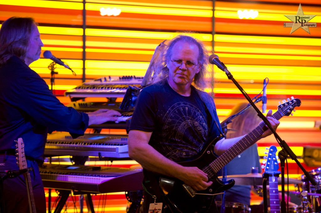 Andrew Colyer and Tom Tutino perform with the Prog Rock Orchestra on the 2014 YES Cruise to the Edge - Day Three - #1  (Photo courtesy of Rajaniemi Photography.)